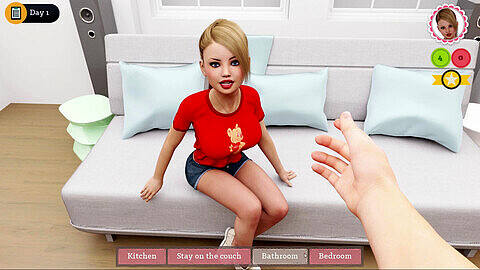 Relation amoureuse romantique entre beau-père et sa belle-fille dans DMD #01 - Gameplay PC