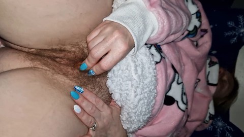 Horny wife teasing her wet pussy with her fingers