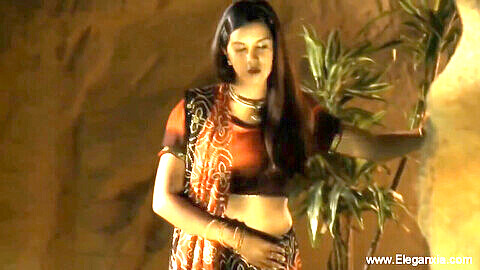 Sensual chica india bailando en un video HD