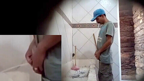 中年大叔, 偷拍中国男生 上厕所尿尿, 偷拍尿尿