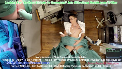 Kendra Heart's Gynecological Examination with Physician Tampa & Nurse Lenna Lux