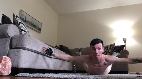 Perspiring, fitness models fuck, gay naked twink