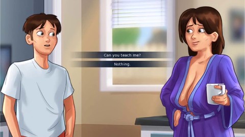 Baby plans in Summertime Saga V0.20 Pt.220 - Cartoon sex story with big ass and anime hentai