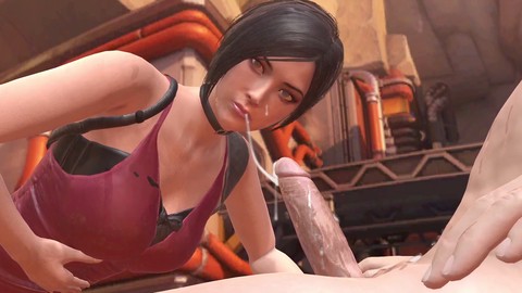 Las habilidades de garganta profunda de Ada Wong se exhiben en una parodia de Resident Evil