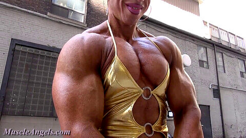 Colette guimond, female biceps, colette nelson fbb