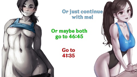 Wii Fit Trainer hentai porn - Femdom JOI workout with foot and armpit humiliation and degradation