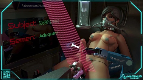 Il delirio di mungitura Overwatch in 4K migliorato da IA con protagonista Futa Tracer, sadomasochismo, e hentai non censurato