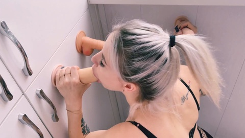 The blonde handles multiple cocks like a pro