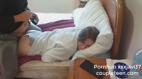 Naughty roommate wakes me up for a naughty afternoon penetration - xxxjavi37