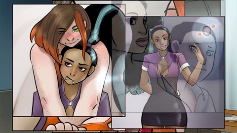 Flower-filled fantasy: Surrounded by hot babes in animated bliss