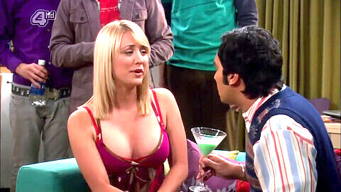 Grandi tette di Penny (Kaley Cuoco) in The Big Bang Theory - enormi, sexy e famosi!