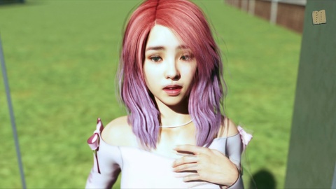 Ecchi, visual novel game, blonde big tits