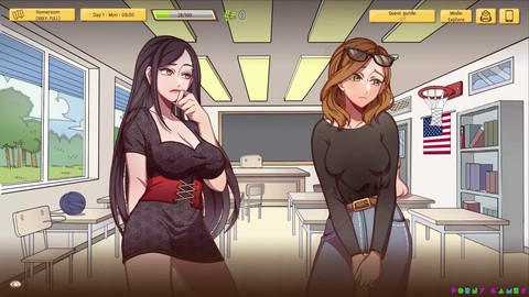 Visual novel, highschool, 60 fps