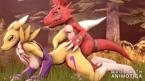 Renamon Compilation 2 - The Best Caboose, Threesome and Tough Scenes