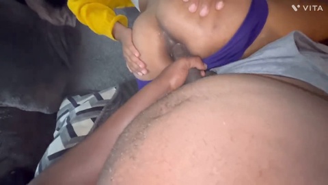 Jamaican, bend over, anal gape