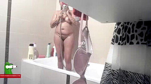 Sensual shower time with a naughty babe getting wet and wild ADR0214