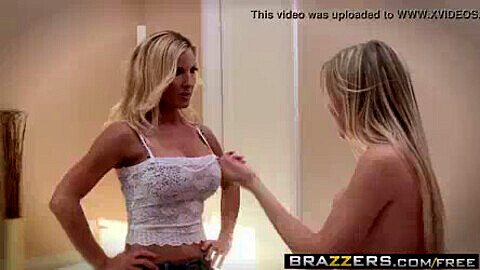 Brazzers - red-hot And Mean - Stepmother banger scene starring Britney Foster and Natalia Rogue