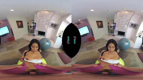 VRHUSH Jenna Foxx martellata duramente in leggings da yoga aderenti