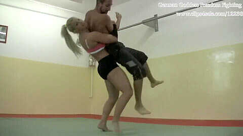 Webcam lift carry, mixed wrestling weak boy, ‏lift and carry