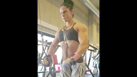 Female muscle emasculation, fbb emasculation, fbb domination