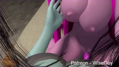 Marceline et Bubblegum s'amusent avec des sextoys animés dans une aventure POV !