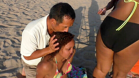 Tits massage, ebony beach, ebony massage