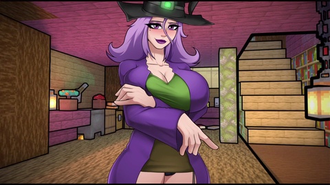 Naughty Encounter with a Seductive Minecraft Witch! Cum Potion - Hornycraft 0.6.1