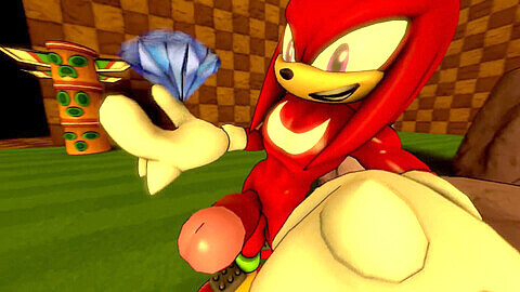 Double anal gangbang, hentai anal, rouge and knuckles