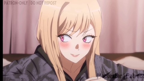 Blowjob, big ass, animated hentai