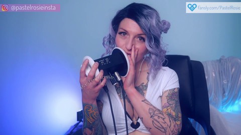 Rosie en Pastel - La atención auditiva ASMR relajante de Egirl para un placer máximo