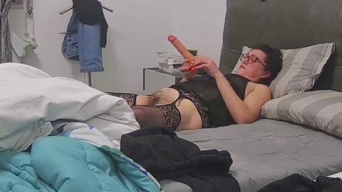 Real caught fucking, sexy pussy fuck, huge dildo