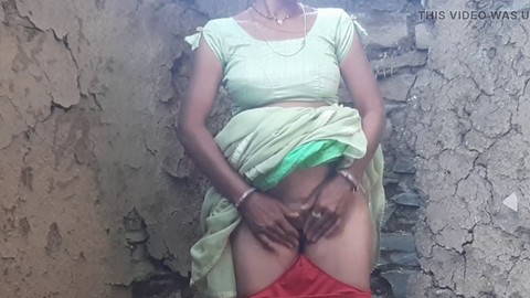 Hot Indian wife satisfies her desires with devar in the jungle