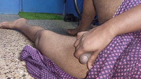 Indian gay twink successfully satisfies older man's anal desires