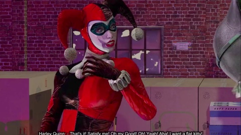 L'aventure de Catwoman - Chapitre 1 : Orgasme en tenue de spandex attachée à la presse d'impression