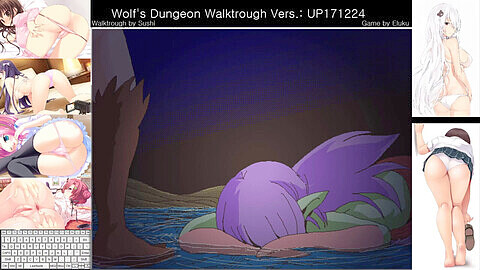 Wolfs dungeon part, wolf girl liru anal, thinktank plays wolfs dungeon