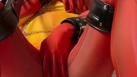 Masturbation, japanese suit, bondage & discipline