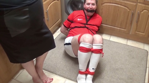 Soccer kit, tied up, womenwhotie