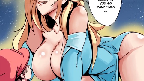 Anime, huge boobs, donk