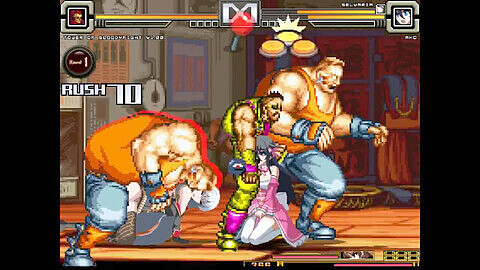 Street Fighter characters in a wild battle that includes more than just fighting!