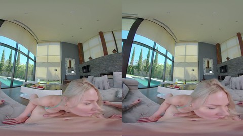 Virtual reality porn where she serves up her pussy for breakfast