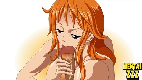 Nami enjoys a delicious treat (One Piece HENTAI)