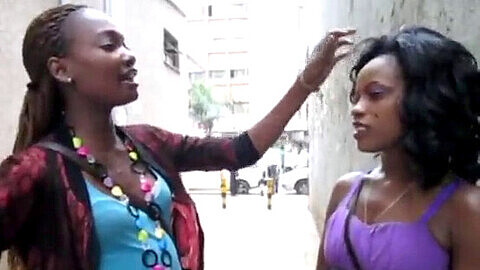 Lesbicas negras, africana satin, africaines