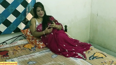 Hot Indian MILF Bhabhi enjoys steamy gonzo sex with her NRI Devar!