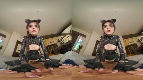 Pov vr, hot brunette vr, 180 vr