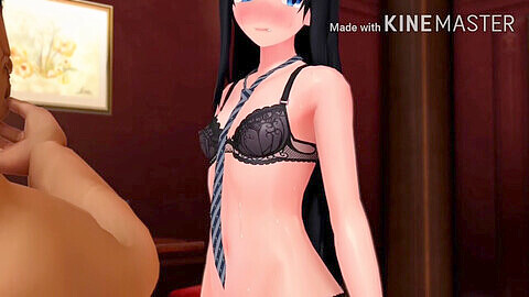Compilation of MMD model Tono Akiho by blendy13 with lower pitch voiceover