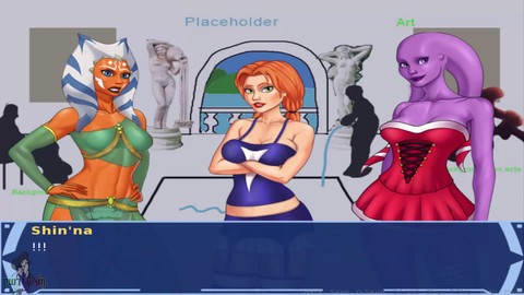 Intenso juego de disfraces XXX con mujeres alienígenas calientes en Star Wars Orange Trainer Parte 39