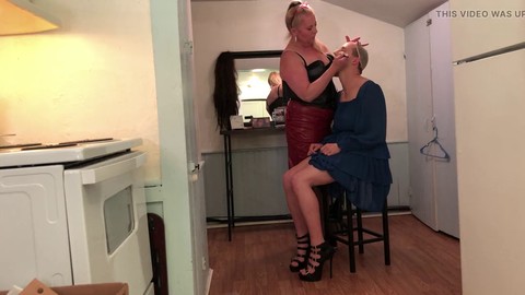 Femboy fucked, bondage & discipline, high heels