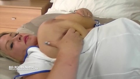 Legendary nurse Gaynor with massive natural tits in vintage adult film