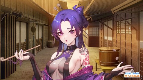 Bondage and discipline session with Manari - Half-satan shinobi