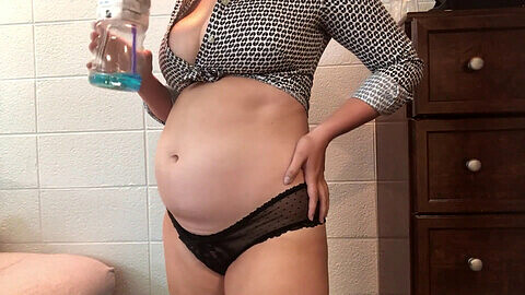 Plump, belly expansion, belly bloat